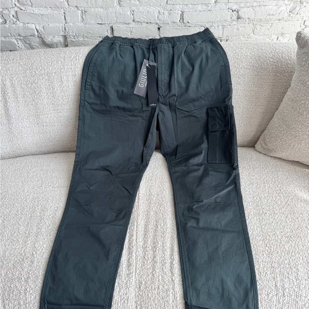 STONE ISLAND green Men Pants